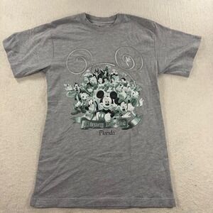Disney Dreams Florida T-Shirt Mickey Mouse‎ and Friends Gray Size S Theme Parks